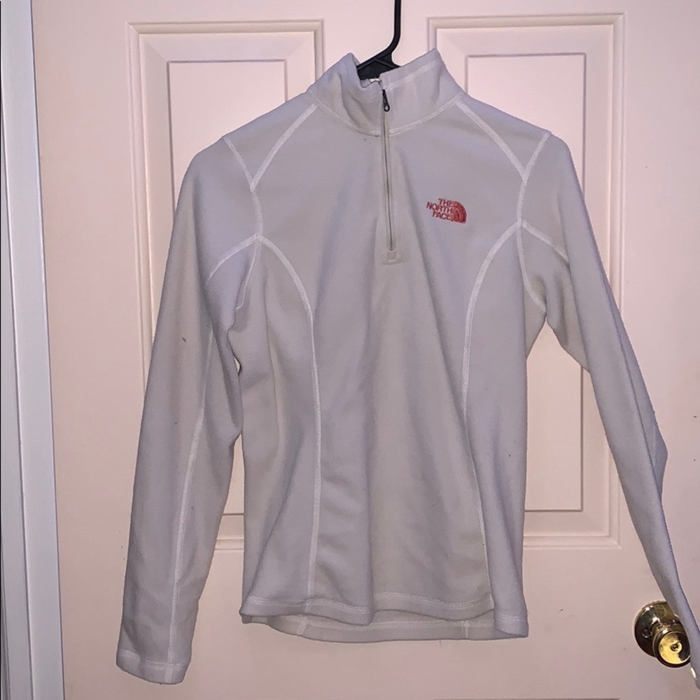 The North Face; Quart-Zip pullover jacket